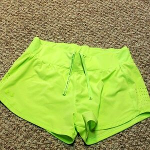 Nike Neon green running shorts